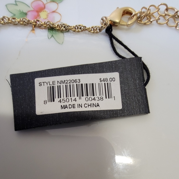 NICOLE MILLER  Goldtone Jeweled  Choker. NWT* - Picture 4 of 5